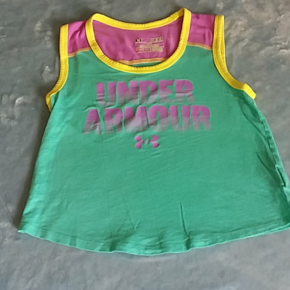 Girls under armour tank top